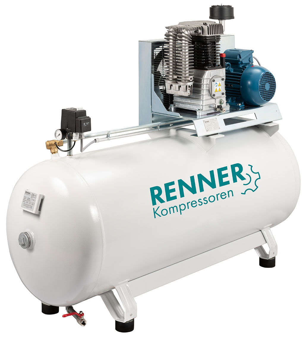 RIKO 700/500 ECN Industrie-Kompressor 4,0-5,5 kW, 10 bar, 500 l ECN-Druckluftbehälter