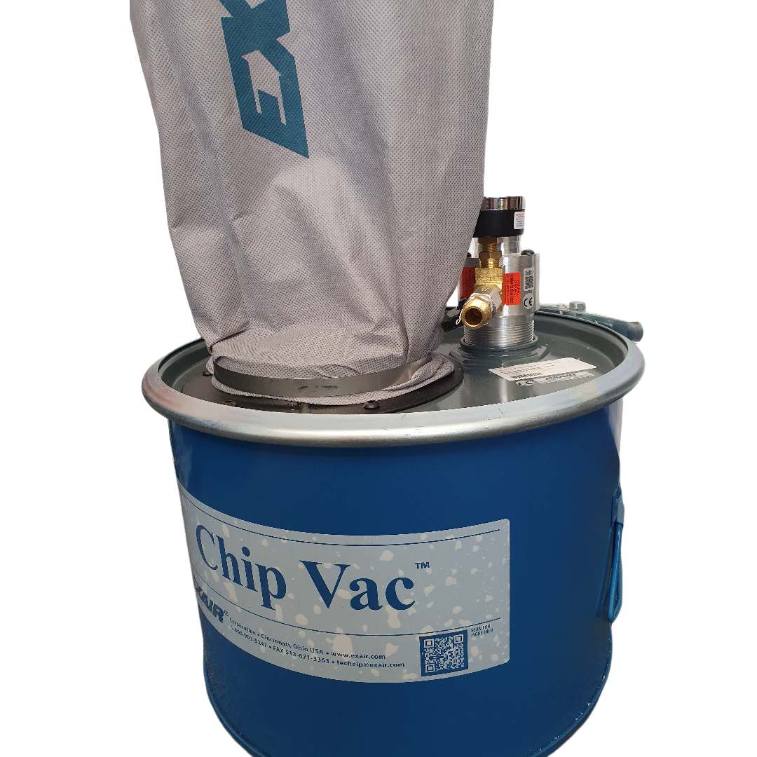 Chip Vac for Vacuuming Dry or Wet Chips