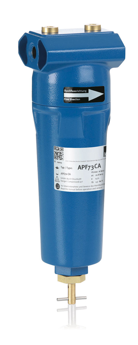 KSI APF Filtergehäuse mit Aktivkohlefilter