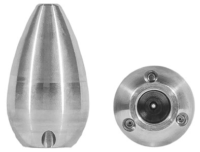 Bullet Vortriebsdüse gegen starke Rohrverstopfungen 110 - 250 mm  1/2"