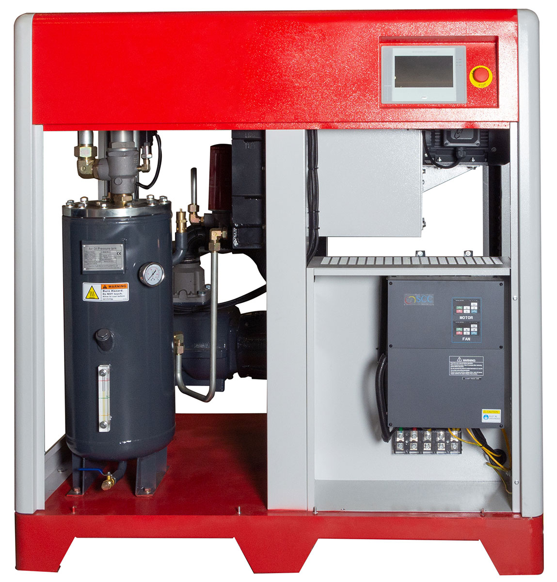 Screw Compressor Strong  with Direct Drive, Speed Control and Permanent Magnet Motor 7 - 37 kW